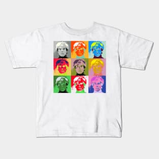 Andy Warhol Pop Art Style Kids T-Shirt